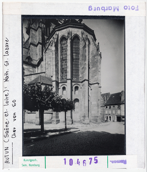 Vorschaubild Autun: Kathedrale Saint-Lazare, Chor, Aussenansicht von Südosten 